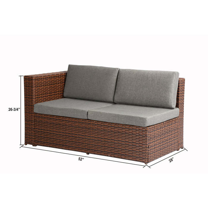 Sol 72 Outdoor™ Cotswald 5 Person Outdoor Seating Group with Cushions
